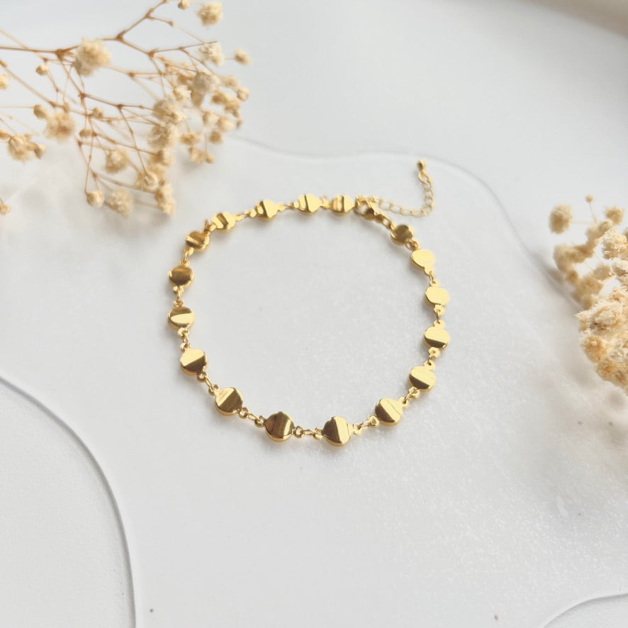 Gold Charm Bracelet
