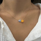 Cloud and Sun Opal Necklace