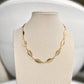 Gold Leaves Chain Necklace