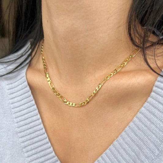 Gold Figaro Chain