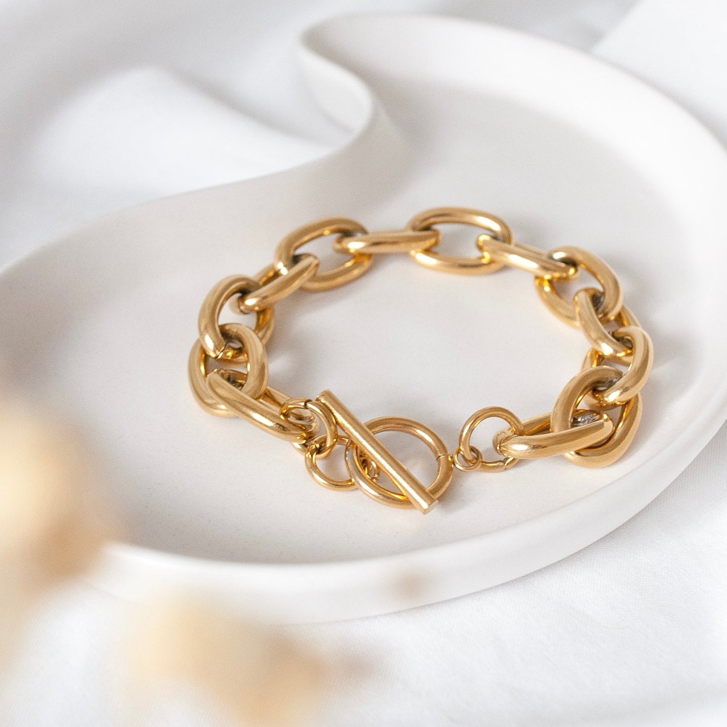 Gold Chunky Bracelet