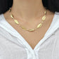 Gold Leaves Chain Necklace