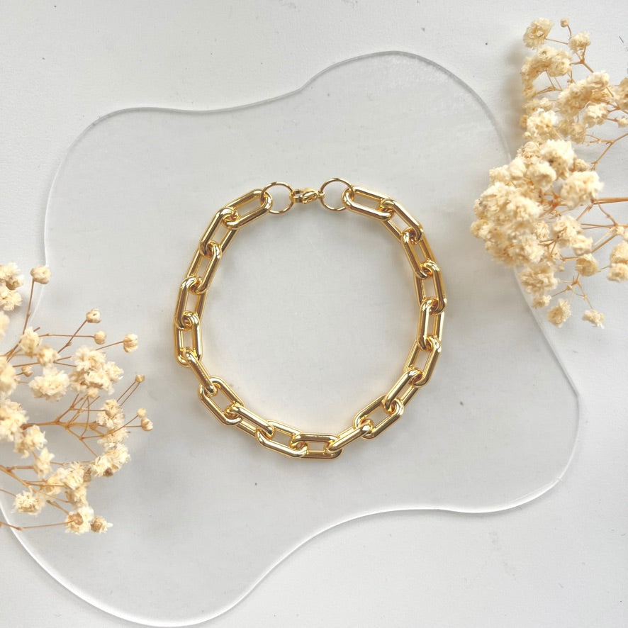 Gold Chunky Chain Bracelet