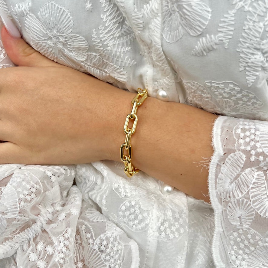 Gold Chunky Chain Bracelet