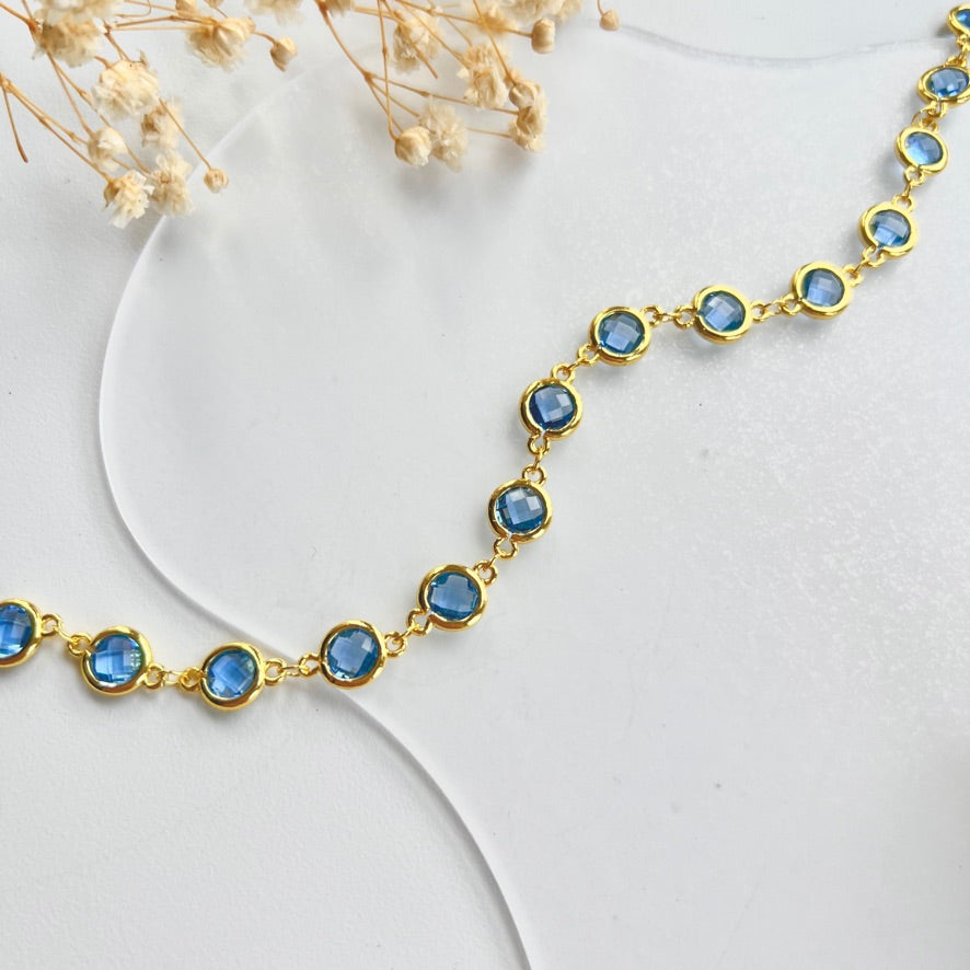 Blue Crystal Bracelet