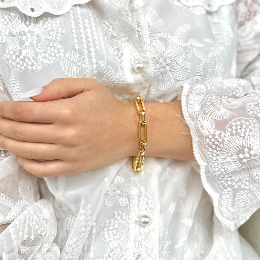 Chunky Paperclip Bracelet