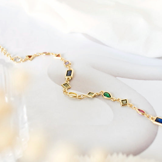 Gold Crystal Bracelet